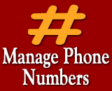 Manage Phone Numbers